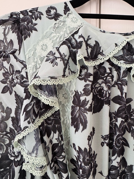 Anthropologie BHLDN Camila Kimono -Sleeve-Chiffon Mini Dress, Size M - Picture 7 of 15